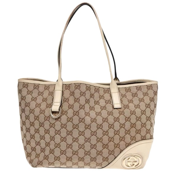 Authenticated Gucci New Britt Shoulder Bag Tote Handbag - Picture 2 of 16